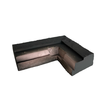 Charcoal: Sandstone Ledger / Sill Outside Corner: 6 1/4